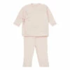 Organic Cotton Legging & Kimono Set Pale pink Bamboo Baby Fashion Baby