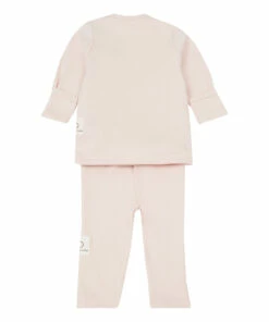 Organic Cotton Legging & Kimono Set Pale pink Bamboo Baby Fashion Baby -Baby Tops Elegant Store organic cotton legging kimono set pale pink bamboo baby fashion baby 2