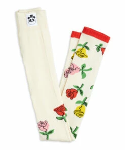 Organic Cotton Leggings Ecru Mini Rodini Fashion Baby, Children