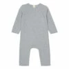 Organic Cotton Long-sleeved Jumpsuit Gray Label Fashion Baby