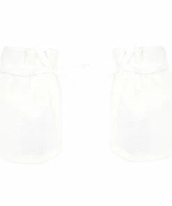 Organic Cotton Mittens Ecru Bonpoint Fashion Baby