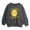 Organic Cotton Moon Sweatshirt Charcoal grey Mini Rodini Fashion Baby, Children