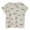 Organic Cotton Motorbike T-shirt Ecru Emile et Ida Fashion Baby, Children