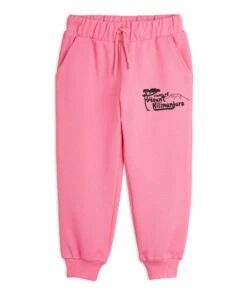 Organic Cotton Mountain Joggers Pink Mini Rodini Fashion Baby, Children
