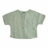Organic Cotton Muslin Kurta Shirt Sage Tocoto Vintage Fashion Baby