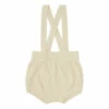 Organic Cotton Overall Bloomers Ecru FUB Fashion Baby