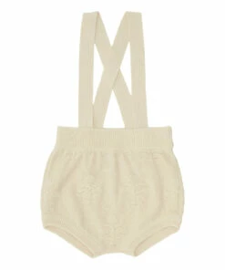 Organic Cotton Overall Bloomers Ecru FUB Fashion Baby