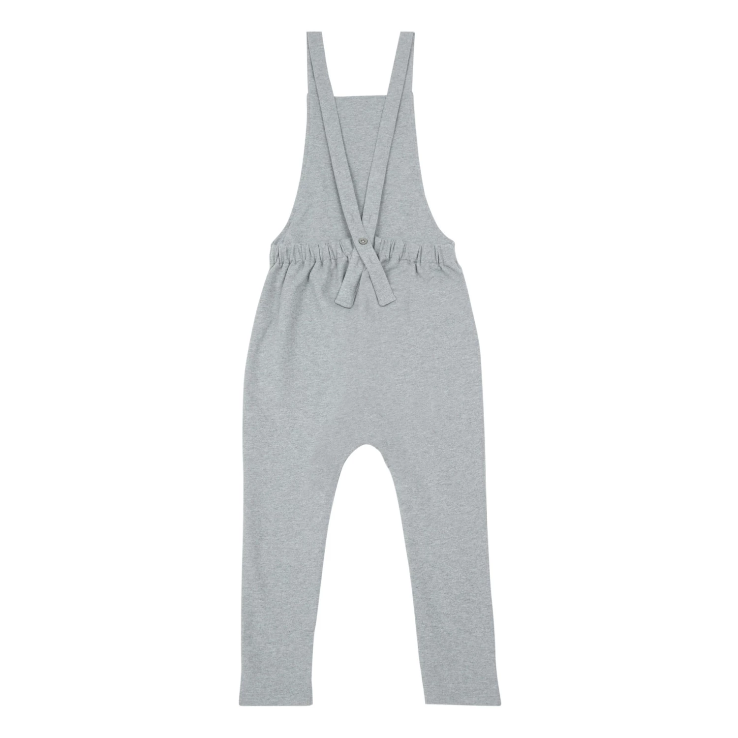 Organic Cotton Overalls Grey Gray Label Fashion Baby 3 Organic Cotton Overalls Grey Gray Label Fashion Baby - Image 3