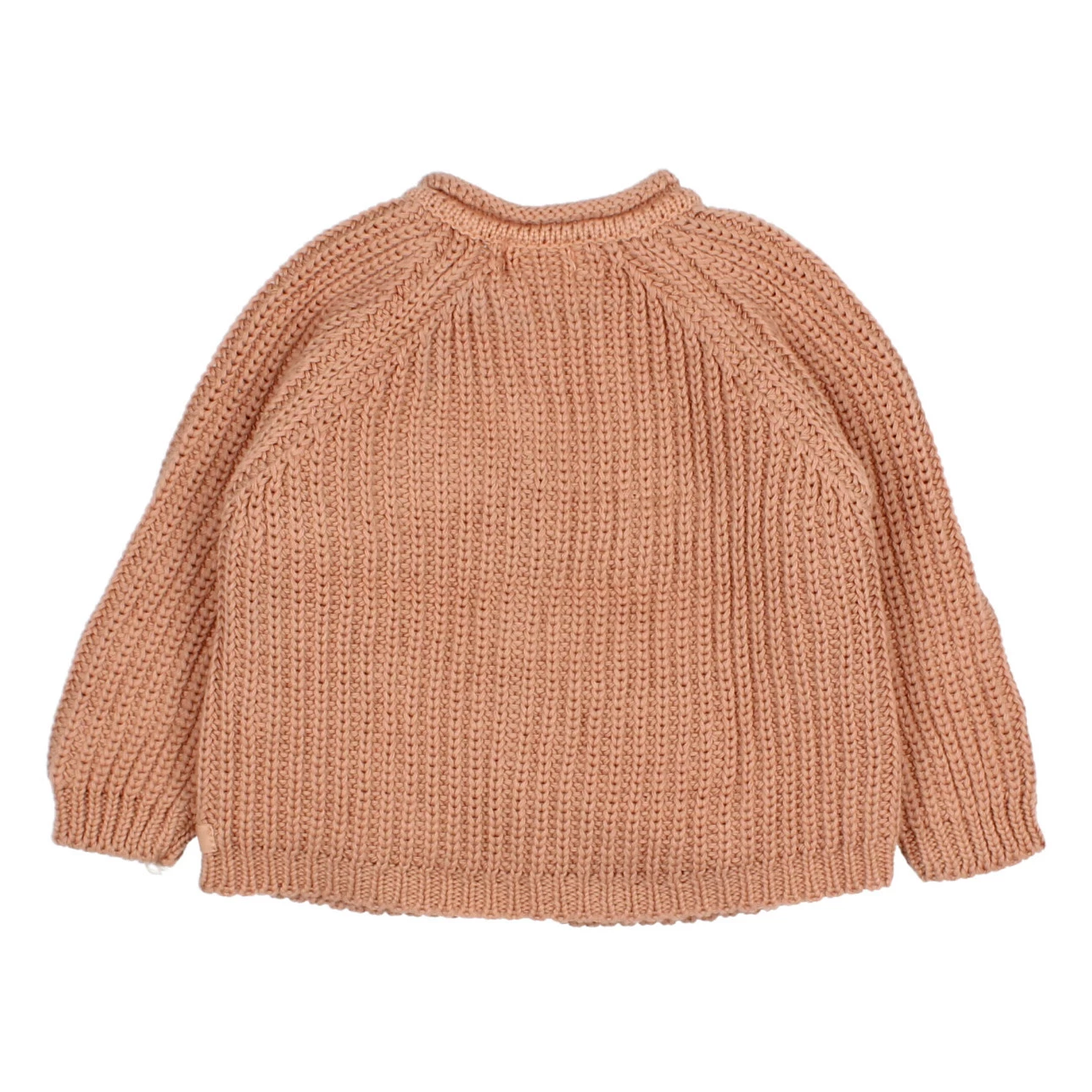 Organic Cotton Pocket Cardigan Dusty Pink Búho Fashion Baby 2 Organic Cotton Pocket Cardigan Dusty Pink Búho Fashion Baby - Image 2