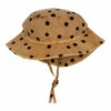 Organic Cotton Polka Dot Baby Hat Ochre Búho Fashion Baby