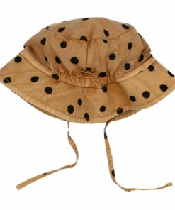 Organic Cotton Polka Dot Baby Hat Ochre Búho Fashion Baby -Baby Tops Elegant Store organic cotton polka dot baby hat ochre b uacute ho fashion baby 5