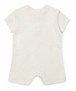 Organic Cotton Polka Dot Playsuit Pale pink Bonton Fashion Baby -Baby Tops Elegant Store organic cotton polka dot playsuit pale pink bonton fashion baby 2