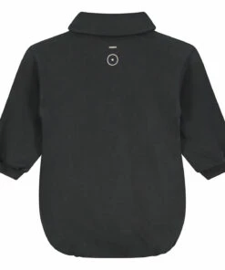 Organic Cotton Polo Baby Grow Gray Label Fashion Baby 3 Organic Cotton Polo Baby Grow Gray Label Fashion Baby -Baby Tops Elegant Store organic cotton polo baby grow gray label fashion baby 1