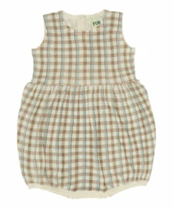 Organic Cotton Print Jumpsuit Apricot FUB Fashion Baby