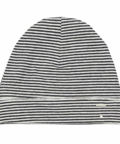 Organic Cotton Revers Hat Black Gray Label Fashion Baby