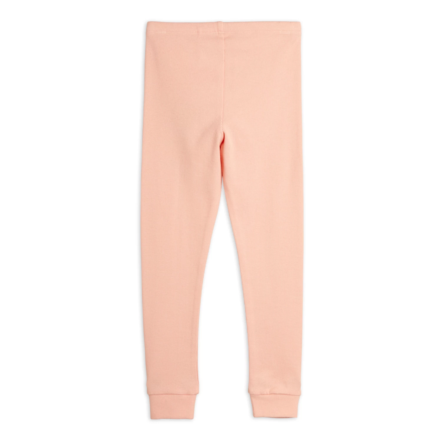 Organic Cotton Ribbed Leggings Pale pink Mini Rodini Fashion Baby, Children 4 Organic Cotton Ribbed Leggings Pale pink Mini Rodini Fashion Baby, Children - Image 4