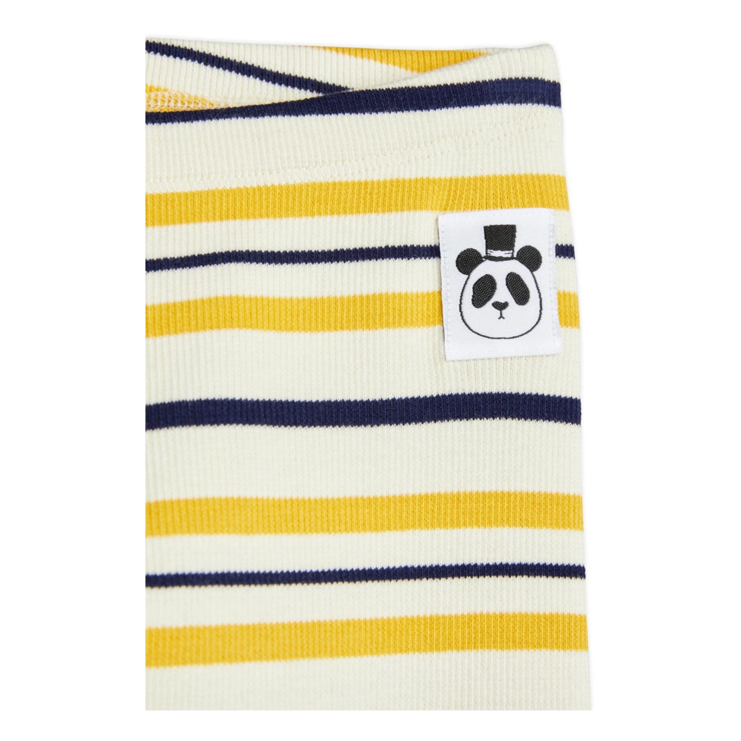 Organic Cotton Ribbed Leggings Yellow Mini Rodini Fashion Baby, Children 2 Organic Cotton Ribbed Leggings Yellow Mini Rodini Fashion Baby, Children - Image 2