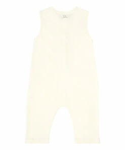Organic Cotton Romper Cream Bamboo Baby Fashion Baby -Baby Tops Elegant Store organic cotton romper cream bamboo baby fashion baby 3