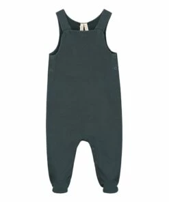 Organic Cotton Romper Grey blue Gray Label Fashion Baby