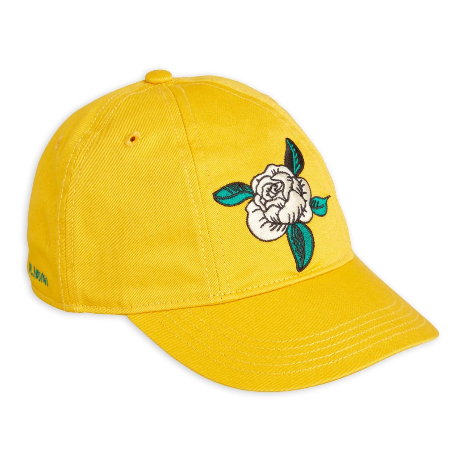 Organic Cotton Rose Cap Yellow Mini Rodini Fashion Baby, Children 1 Organic Cotton Rose Cap Yellow Mini Rodini Fashion Baby, Children