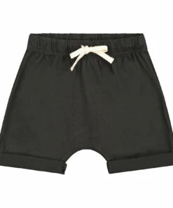 Organic Cotton Shorts Black Gray Label Fashion Baby, Children