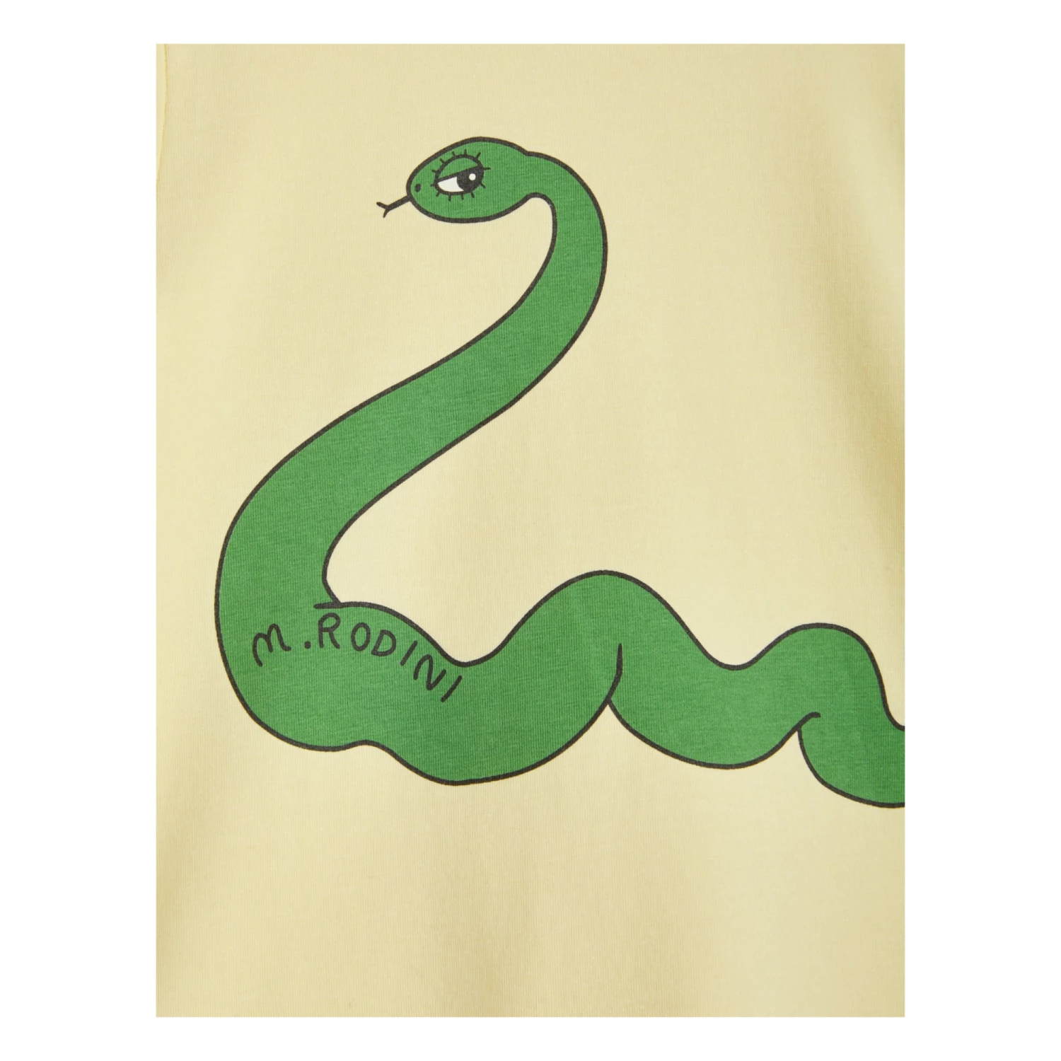 Organic Cotton Snake T-shirt Yellow Mini Rodini Fashion Baby, Children 2 Organic Cotton Snake T-shirt Yellow Mini Rodini Fashion Baby, Children - Image 2