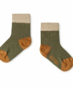 Organic Cotton Socks Olive green Matona Fashion Baby, Children