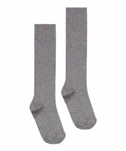 Organic Cotton Socks Grey Gray Label Fashion Teen, Baby, Children