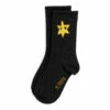 Organic Cotton Star Socks Black Mini Rodini Fashion Baby, Children