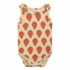 Organic Cotton Strawberry Babygrow Pale yellow Bobo Choses Fashion Baby