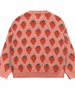 Organic Cotton Strawberry Jumper Pink Bobo Choses Fashion Baby, Children 11 Organic Cotton Strawberry Jumper Pink Bobo Choses Fashion Baby, Children -Baby Tops Elegant Store organic cotton strawberry jumper pink bobo choses fashion baby children 5