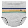 Organic Cotton Striped Bloomers Heather grey Bobo Choses Fashion Baby