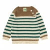 Organic Cotton Striped Jumper Ecru FUB Fashion Baby