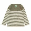 Organic Cotton Striped Jumper Ecru FUB Fashion Baby