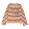 Organic Cotton Striped Tourist T-shirt Orange Emile et Ida Fashion Baby, Children