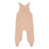 Organic Cotton Suit Overalls Peach Gray Label Fashion Baby