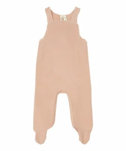 Organic Cotton Suit Overalls Peach Gray Label Fashion Baby
