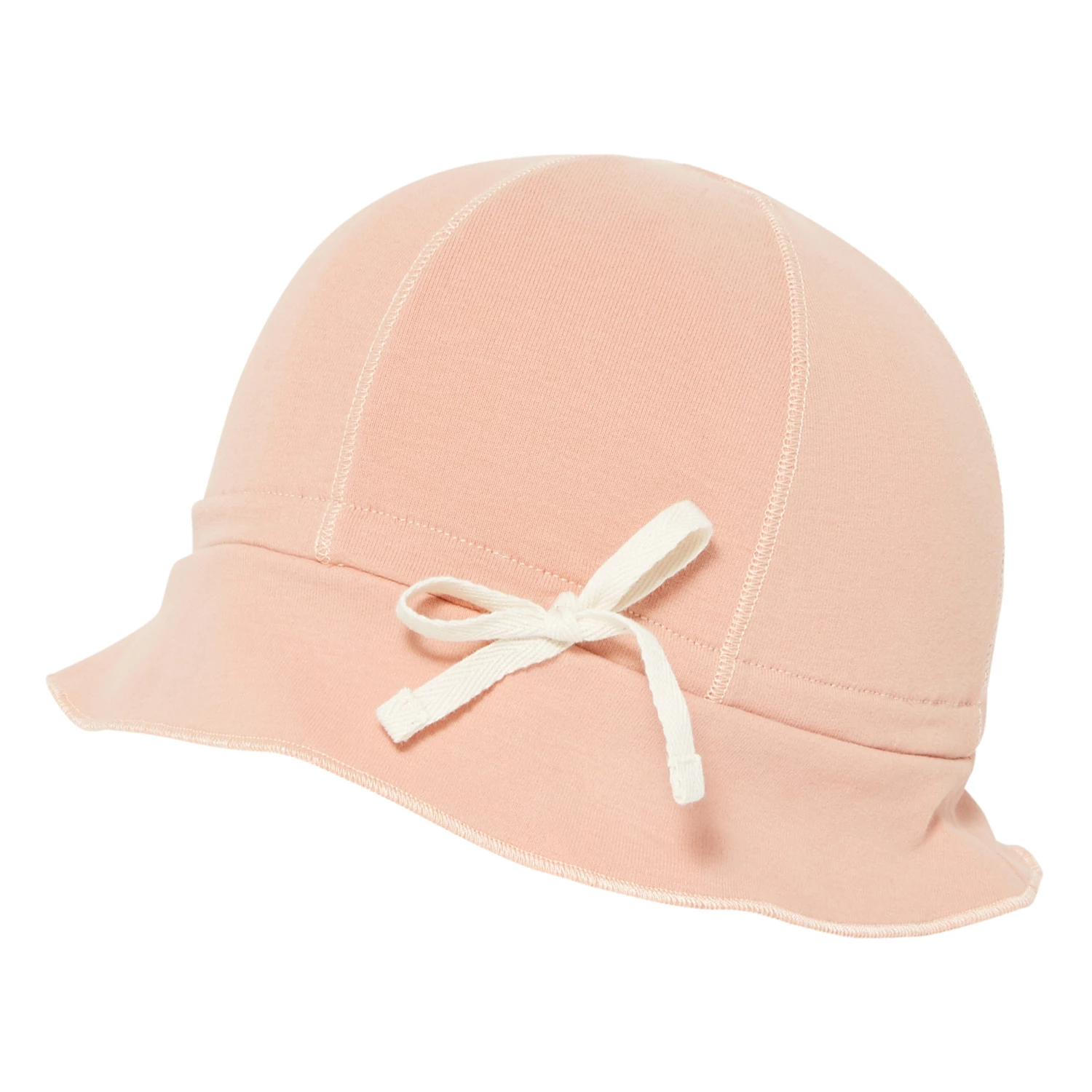 Organic Cotton Sun Hat Pink Gray Label Fashion Baby 2 Organic Cotton Sun Hat Pink Gray Label Fashion Baby - Image 2