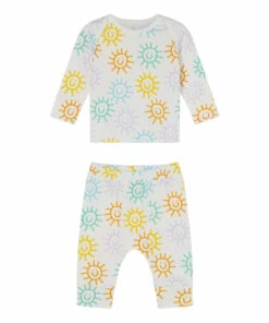 Organic Cotton Sun Pyjamas White Stella McCartney Kids Fashion Baby