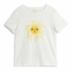 Organic Cotton Sun T-shirt Ecru Mini Rodini Fashion Baby, Children