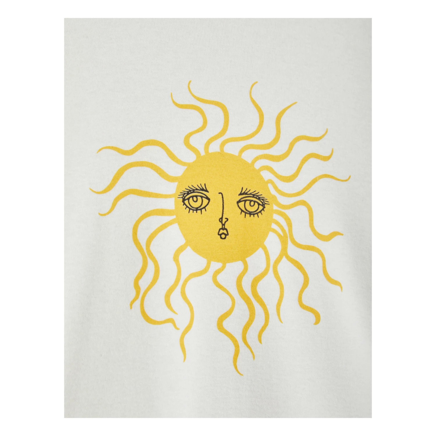 Organic Cotton Sun T-shirt Ecru Mini Rodini Fashion Baby, Children 3 Organic Cotton Sun T-shirt Ecru Mini Rodini Fashion Baby, Children - Image 3
