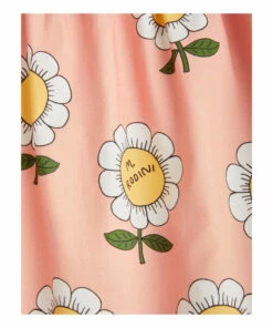 Organic Cotton Sunflower Dress Pale pink Mini Rodini Fashion Baby, Children -Baby Tops Elegant Store organic cotton sunflower dress pale pink mini rodini fashion baby children 2