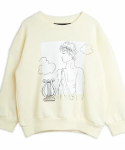 Organic Cotton Sweatshirt Pale yellow Mini Rodini Fashion Baby, Children