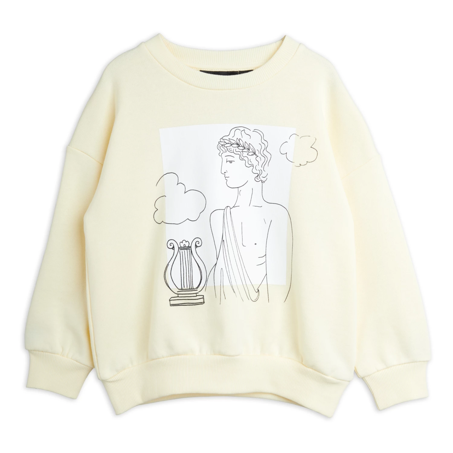 Organic Cotton Sweatshirt Pale yellow Mini Rodini Fashion Baby, Children 1 Organic Cotton Sweatshirt Pale yellow Mini Rodini Fashion Baby, Children