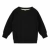 Organic Cotton Sweatshirt Black Gray Label Fashion Baby, Children