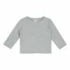 Organic Cotton T-shirt Grey Gray Label Fashion Baby