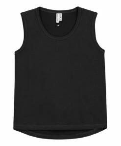 Organic Cotton Tank Top Black Gray Label Fashion Baby, Children