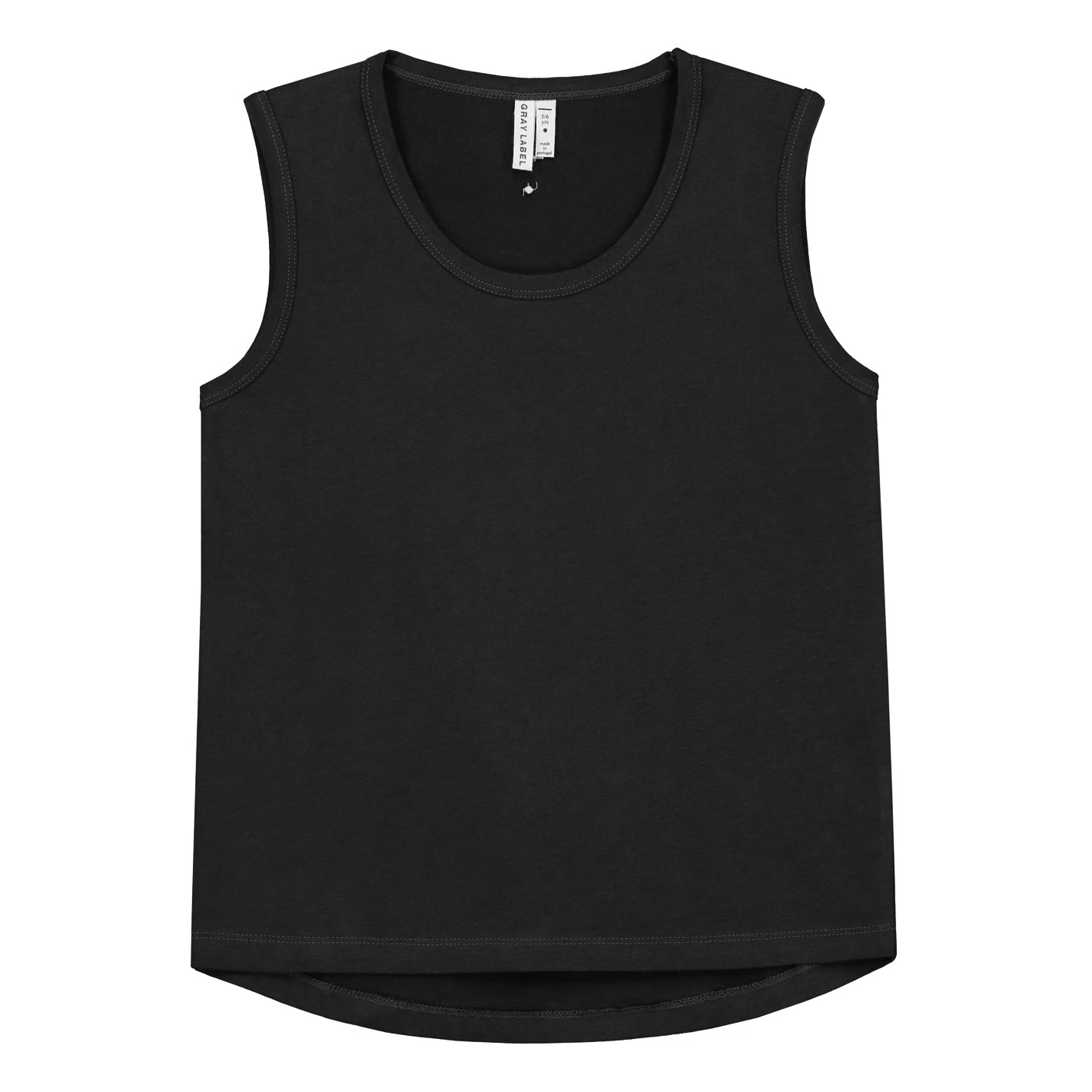 Organic Cotton Tank Top Black Gray Label Fashion Baby, Children 1 Organic Cotton Tank Top Black Gray Label Fashion Baby, Children