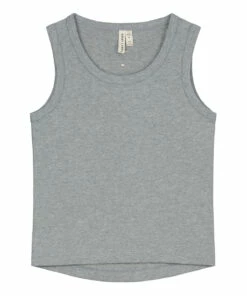Organic Cotton Tank Top Grey Gray Label Fashion Baby, Children