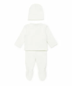 Organic Cotton Tendresse Set Ecru Bonton Fashion Baby -Baby Tops Elegant Store organic cotton tendresse set ecru bonton fashion baby 2